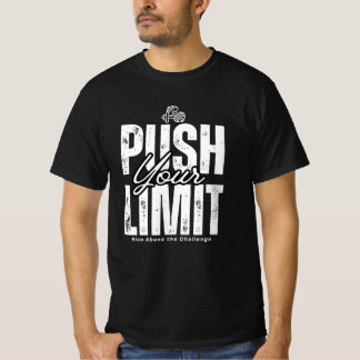 Elevate Your Workout: Rise Above the Challenge T-Shirt