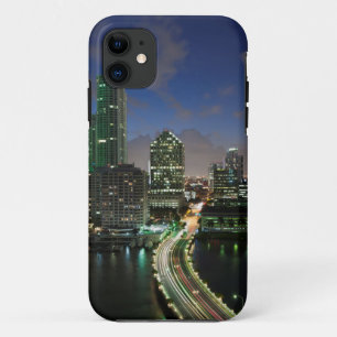 Elevated city skyline iPhone 11 case