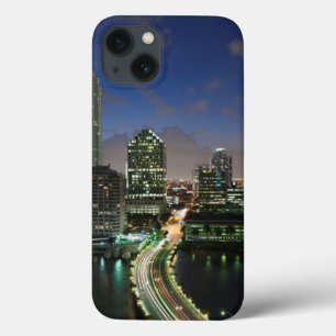 Elevated city skyline iPhone 13 case