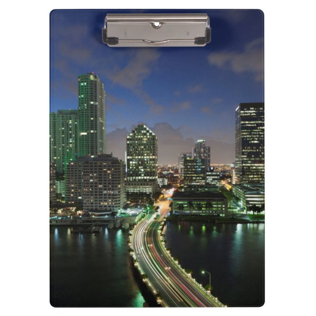 Elevated city skyline clipboard (Front)
