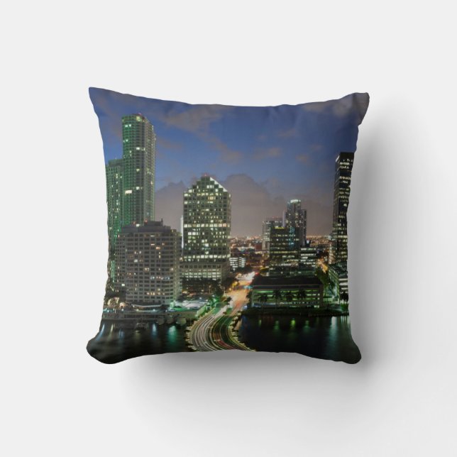 Elevated city skyline cushion (Front)
