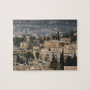 Elevated city view from Jerusalem YMCA tower Jigsaw Puzzle