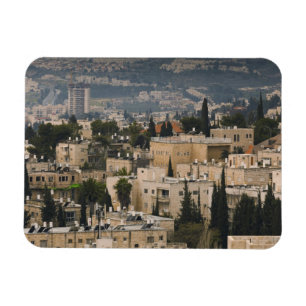 Elevated city view from Jerusalem YMCA tower Magnet