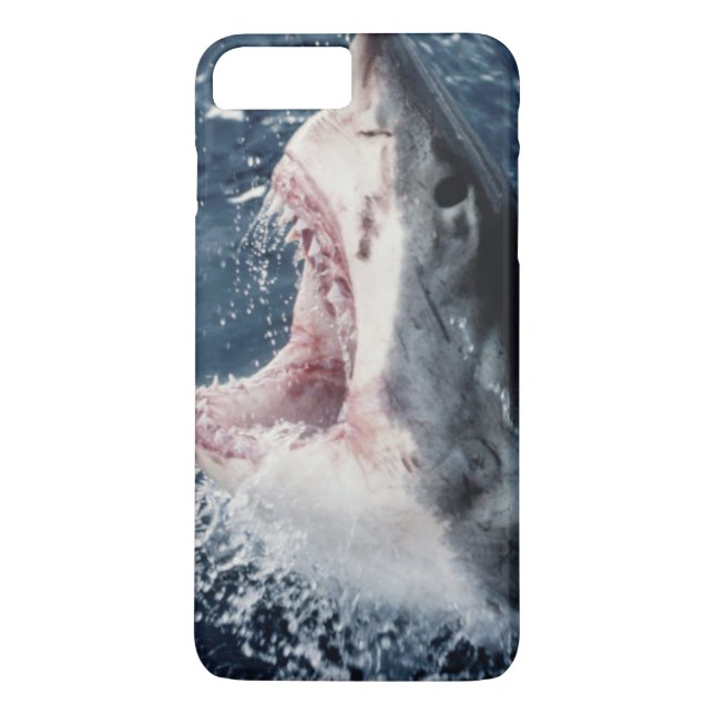 Elevated Shark mouth open Case-Mate iPhone Case (Back)