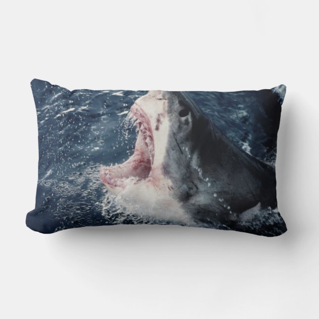 Elevated Shark mouth open Lumbar Cushion (Front)