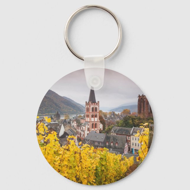 Elevated Town View | Germany Key Ring (Front)