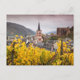 Elevated Town View Germany Postcard