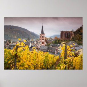 Elevated Town View   Germany Poster