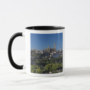 Elevated town view with the Segovia Cathedral Mug