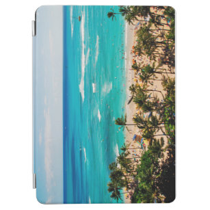 Elevated View Of Waikiki Beach Scene, Honolulu 2 iPad Air Cover