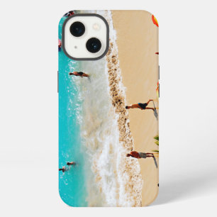 Elevated View Of Waikiki Beach Scene, Honolulu iPhone Case