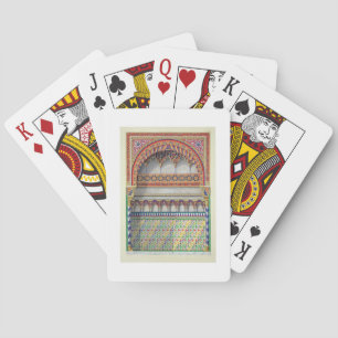 Elevation of an alcove in the Pateo del Agua, Alha Playing Cards