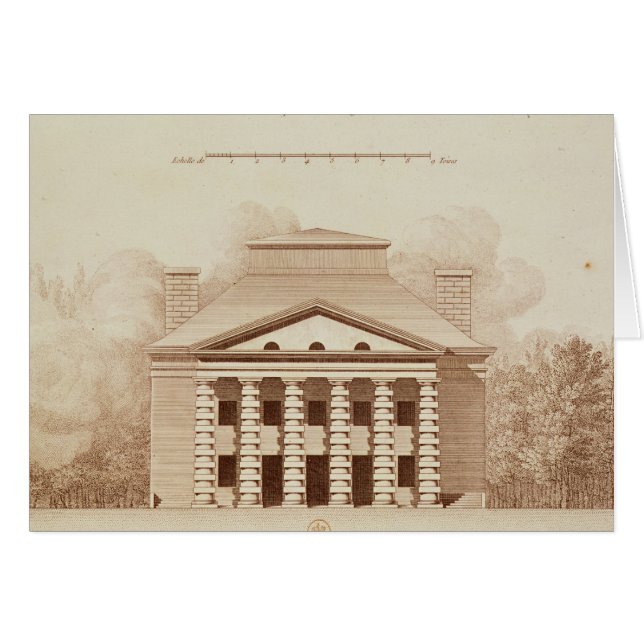 Elevation of house of director of the salt (Front Horizontal)