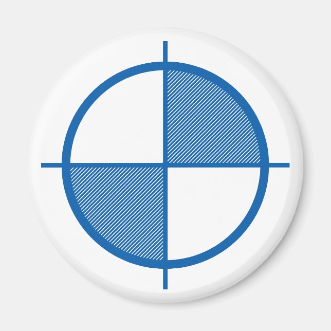 Elevation Symbol Magnet (blue) (Front)