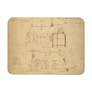 Elevations for The Red House, Bexley Heath (pen an Magnet