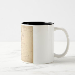 Elevations for The Red House, Bexley Heath (pen an Two-Tone Coffee Mug