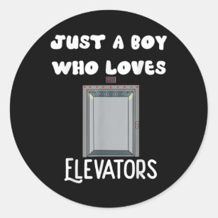 Elevator Boys Ride The Elevator Boys Elevator Classic Round Sticker