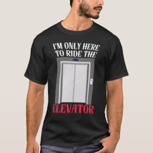 Elevator Buttons Mechanic Technician Constructors T-Shirt