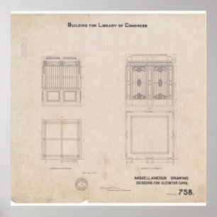 Elevator Cab Print