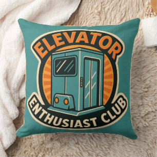 Elevator Enthusiasts Club – Modern Design Cushion