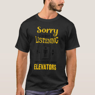 Elevator For Men Women Elevator Inspector T-Shirt