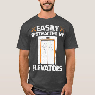 Elevator Maintenance Funny Elevator Mechanic T-Shirt