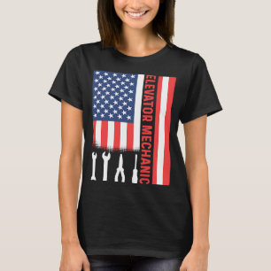 Elevator Mechanic Elevator Assembler T-Shirt