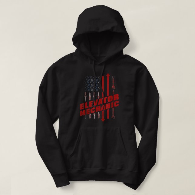 Elevator Mechanic Hoodie (Design Front)