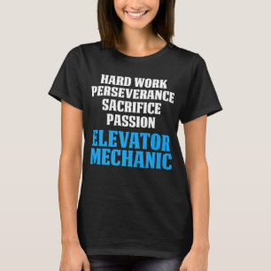 Elevator Mechanic Maintenance Fun Technician T-Shirt