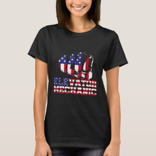 Elevator Mechanic Maintenance Life Fun Skilled Tec T-Shirt