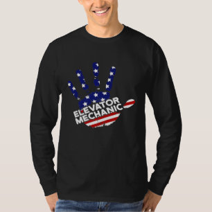 Elevator Mechanic Maintenance Life Inspiring Techn T-Shirt