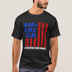 Elevator Mechanic Maintenance Life Skilled Technic T-Shirt