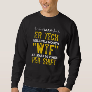 Elevator Mechanic Maintenance Silently Technician Sweatshirt