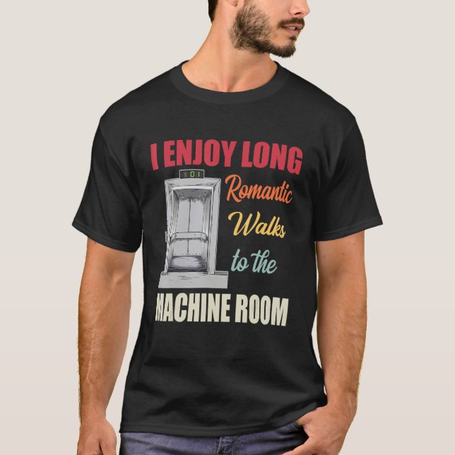 Elevator Mechanic Repairman T-Shirt (Front)