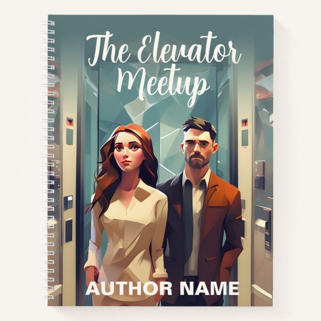 Elevator Meetup Book Cover Inspiration Notebook (Front)
