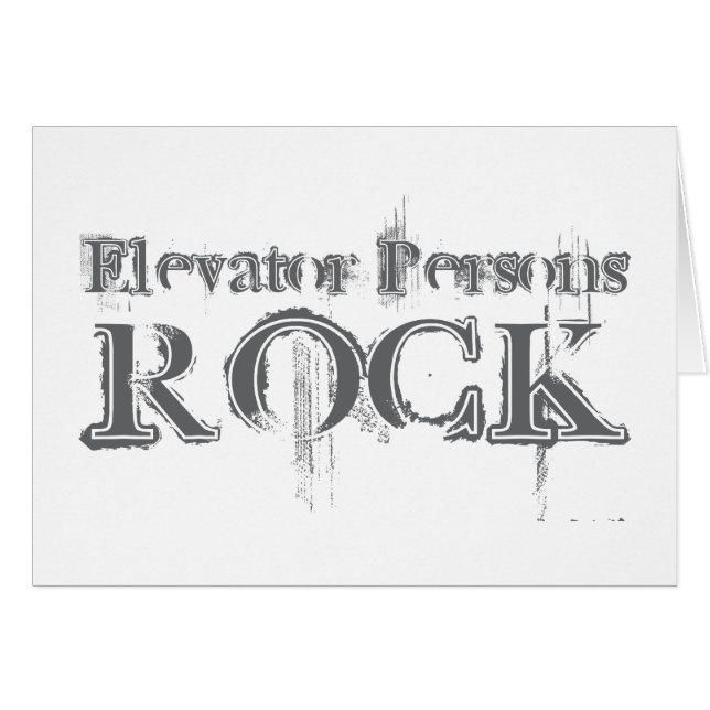 Elevator Persons Rock (Front Horizontal)