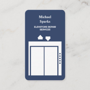 Elevator Repair Service Business Card