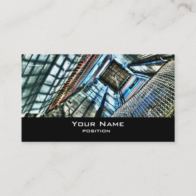 Elevator shaft business card (Front)