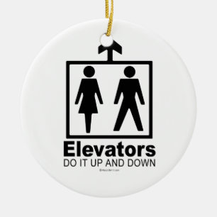 Elevators Ceramic Tree Decoration