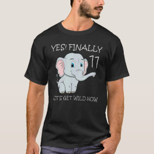 Eleven 11th Birthday Party Cake Elephant Zookeeper T-Shirt