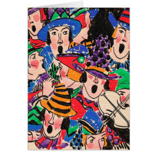 Eleven Heads a-Caroling