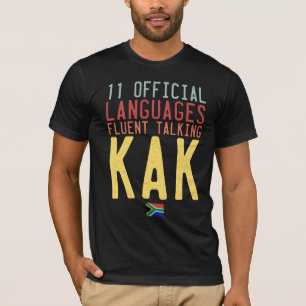 Eleven Official Languages South Africa Talk Kak T-Shirt