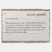 Eleventh Amendment Constitution Bill of Rights