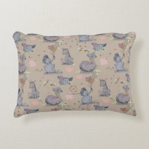 "Eleze Elephant & Polka Hen" Boganhues Decorative Cushion