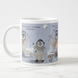 Eleze & Friends Series Boganhues Print Giant Coffe Large Coffee Mug