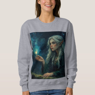 Elf Ancient Ireland Under the Night Sky Sweatshirt