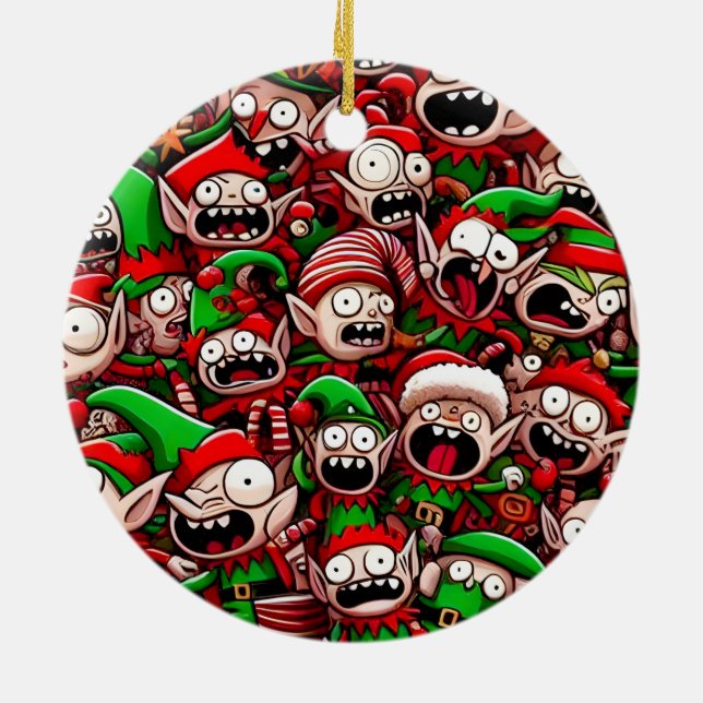 Elf Apocalypse Ornament (Back)