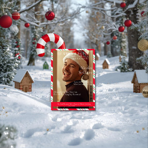 Elf Approval Rating boyfriend husband magazine Holiday Card