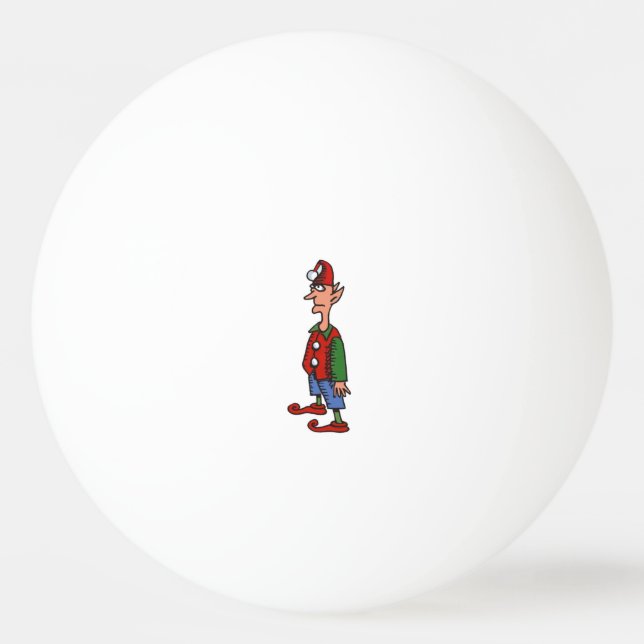 Elf At Attention 1-star ping pong ball (Front)