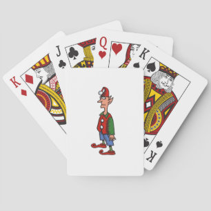 Elf At Attention Poker playing cards